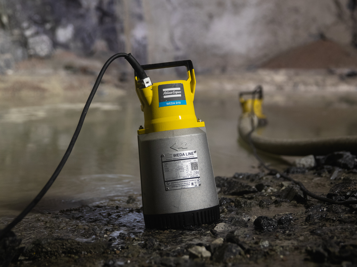 Electric submersible pump WEDA application mine inside 3